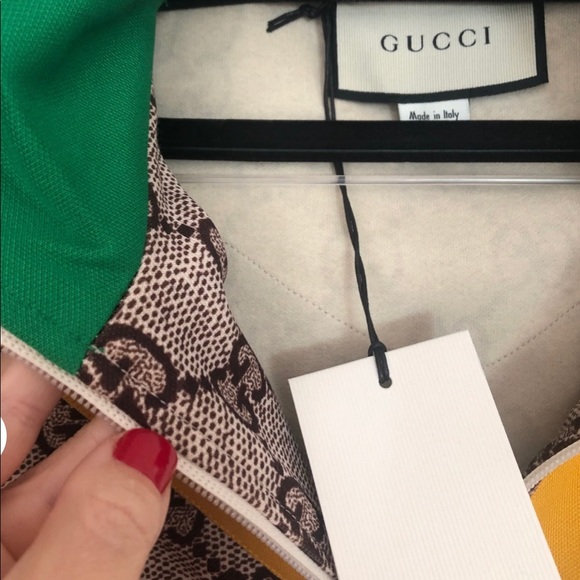 Brand New Authentic Gucci GG Supreme-jacquard Rainbow-appliqué Dress - Picture 3 of 3